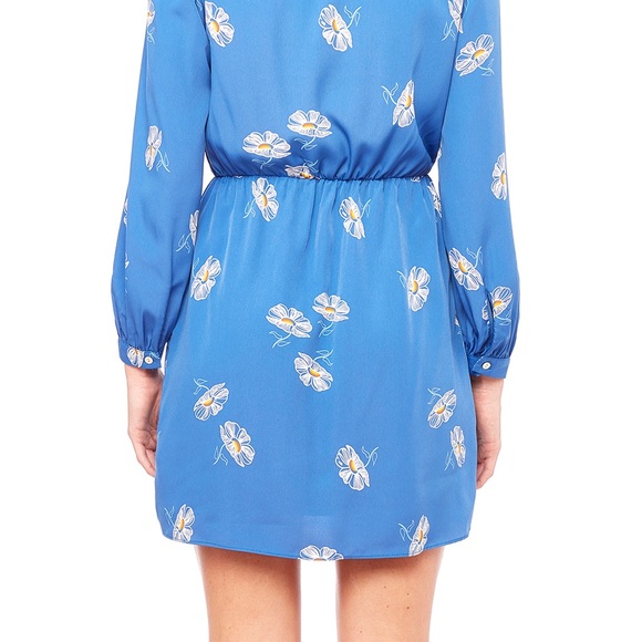 🦋2/$40 SALE🦋 Honey Belle Blue Wrap Dress-S/M - Picture 2 of 8